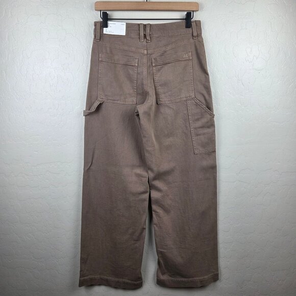 American Eagle Super High-Rise Baggy Wide Leg Jean Brown Sz 2 90s Y2K Retro NEW - Picture 6 of 12